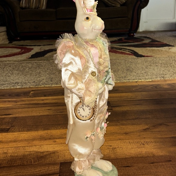 Vintage ~ Easter ~ White Rabbit from Lewis Carroll's (Alice In Wonderland) W/Box - Picture 14 of 16